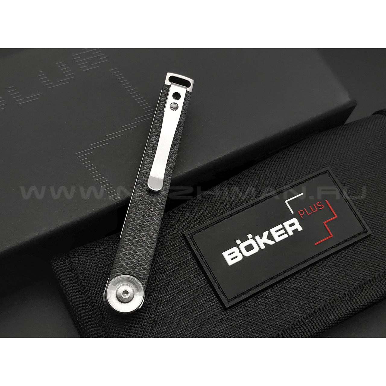 Нож Boker Plus Kaizen Black 01BO390 сталь D2, рукоять G10 black