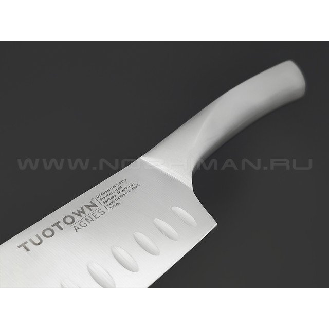 TuoTown Agnes Santoku 107008 сталь German 1.4116, рукоять Stainless steel