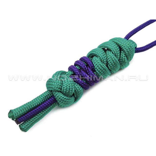 Темляк ОрЛина - Emerald & Purple