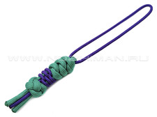 Темляк Vilka Custom - Emerald & Purple
