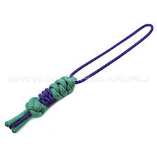 Темляк ОрЛина - Emerald & Purple