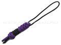 Темляк Vilka Custom - Black & Purple (275 minicord & 550 paracord)