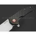 Нож CJRB Crag J1904-CF сталь D2, рукоять Carbon fiber