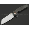 Нож CJRB Crag J1904-CF сталь D2, рукоять Carbon fiber