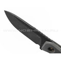 Нож с Котом Пионер 2 сталь Cr8, рукоять G10 grey