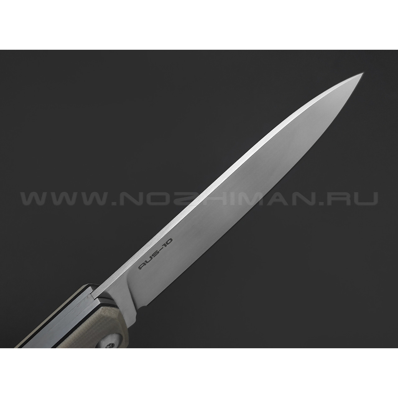 N.C.Custom нож Respect сталь Aus-10, рукоять G10 Tan