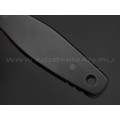 Апус нож Джиггер сталь N690, рукоять G10 чёрно-оранжевый Апус нож Джиггер сталь N690, рукоять G10 чёрно-оранжевый