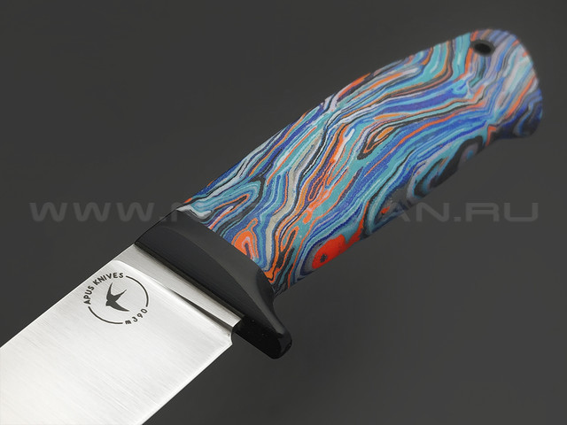 Аpus Knives нож Last Chance сталь M390 satin, рукоять Micarta colored, G10