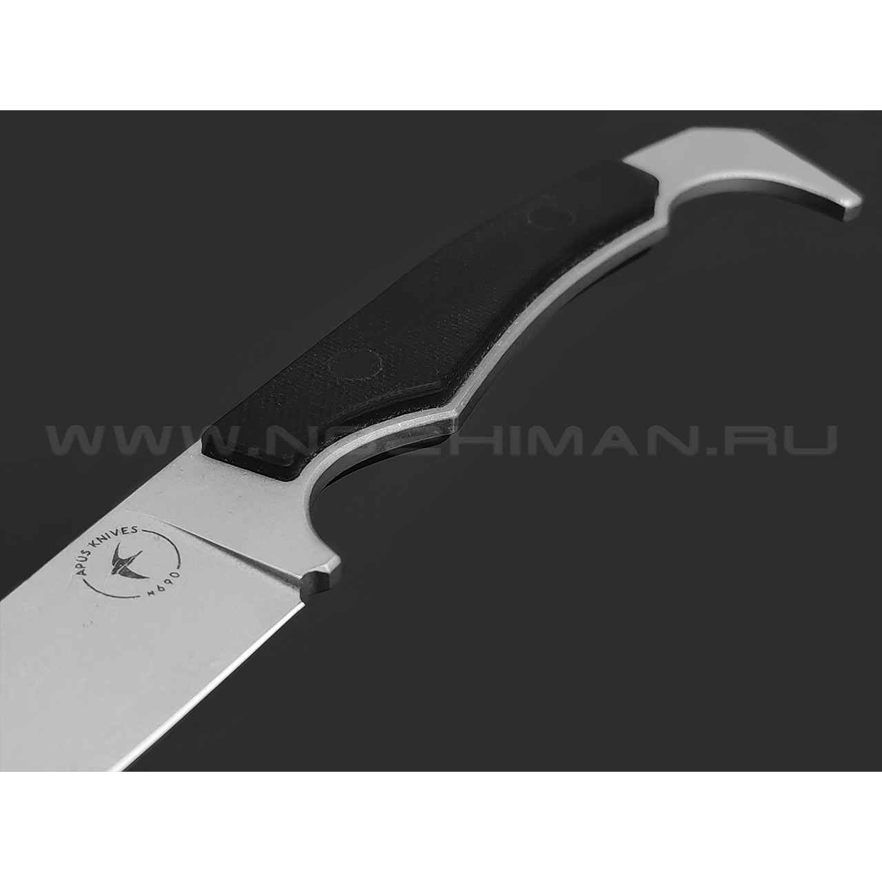 Апус нож Триггер сталь N690, рукоять G10 чёрный