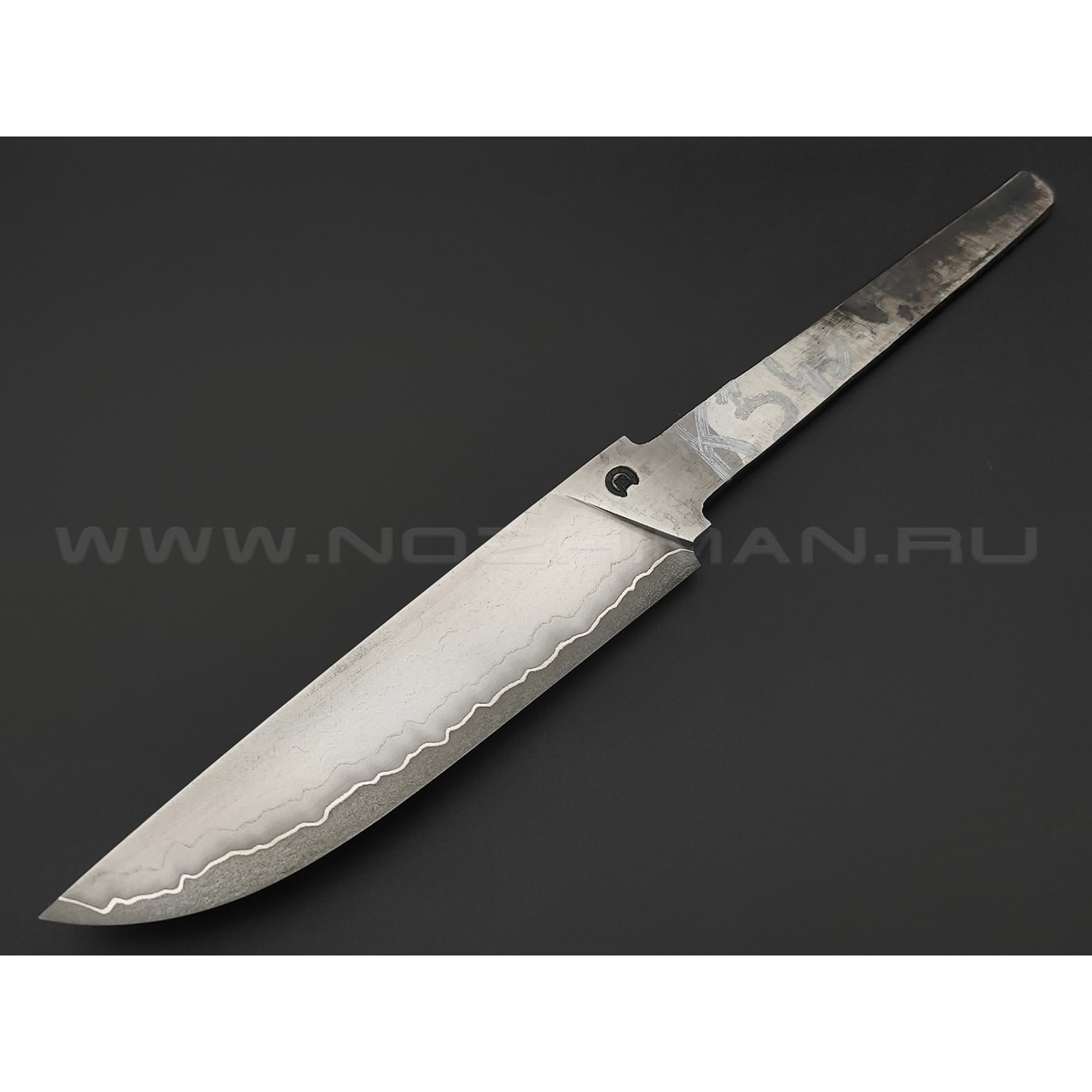 Кузница Васильева кованый клинок КЛВ206 сталь Ламинат K340