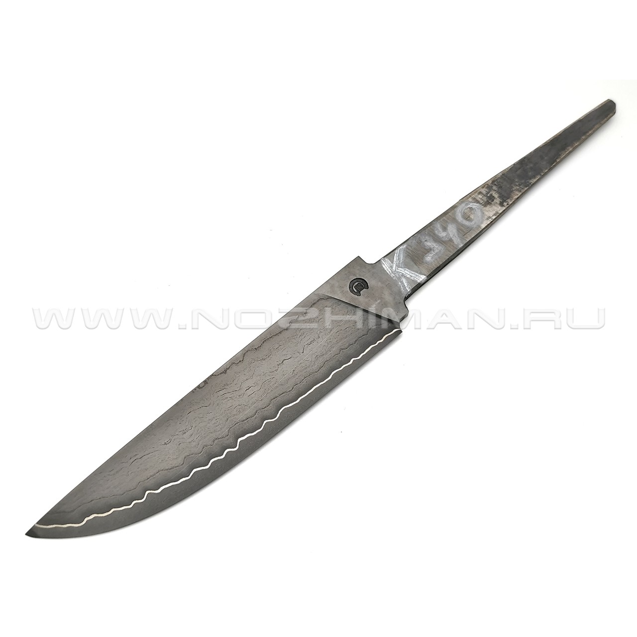 Кузница Васильева кованый клинок КЛВ207 сталь Ламинат K340
