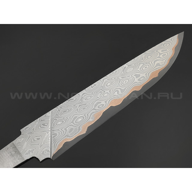 Кузница Васильева кованый клинок КЛВ190 сталь Ламинат QPM 53