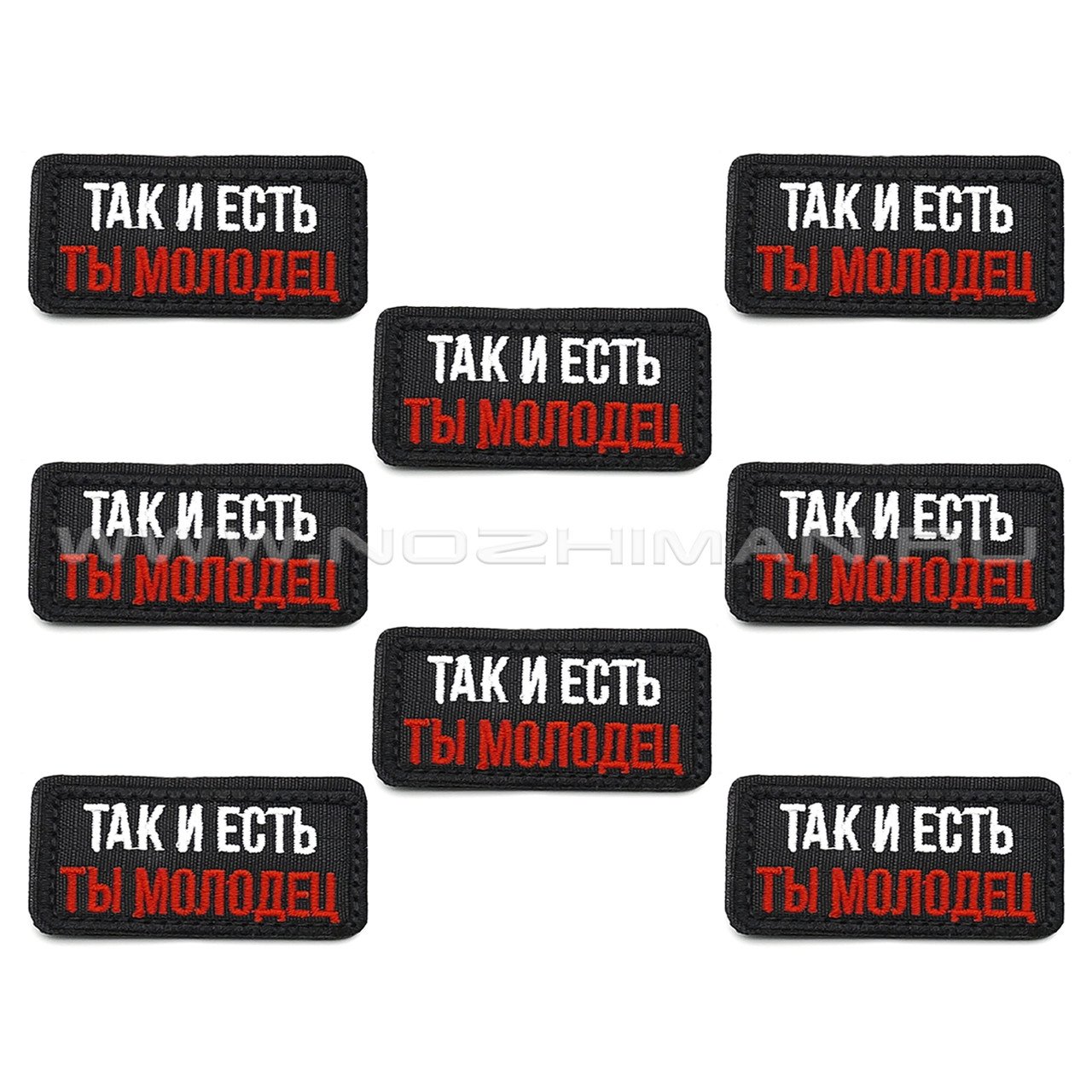 Патч П-366 "Так и есть, ты молодец" 60х30