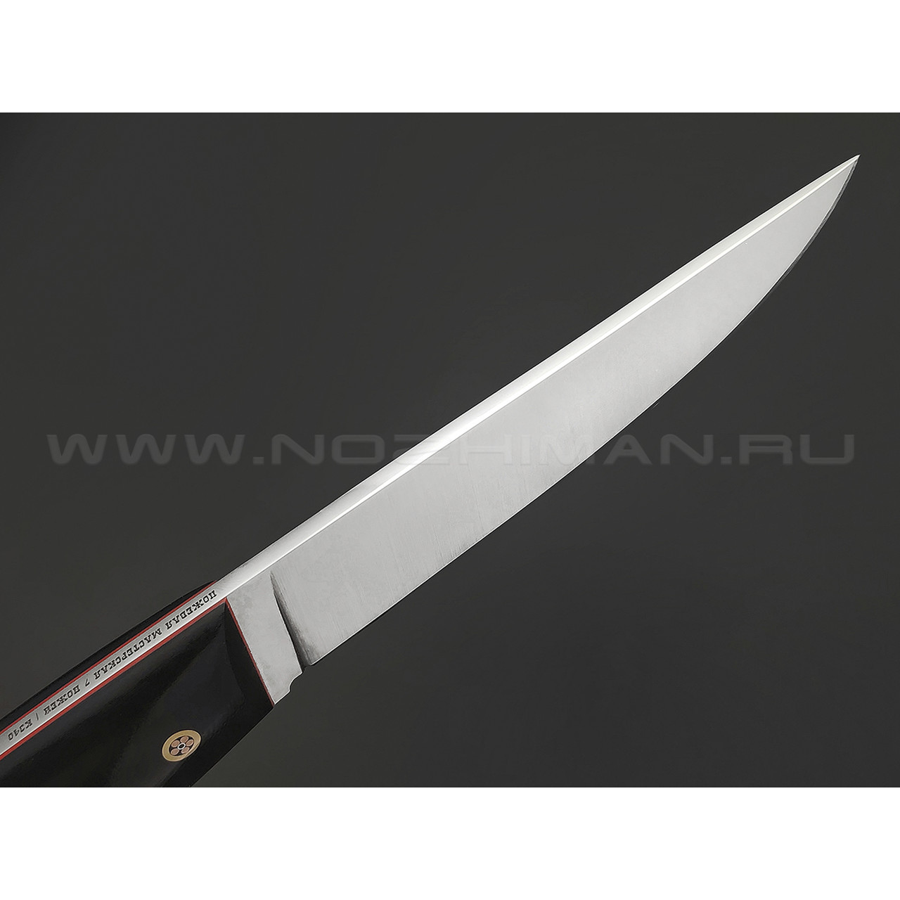 7 ножей нож Клык большой, сталь K340 satin, рукоять G10 black