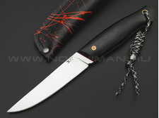 7 ножей нож Клык большой, сталь K340 satin, рукоять G10 black