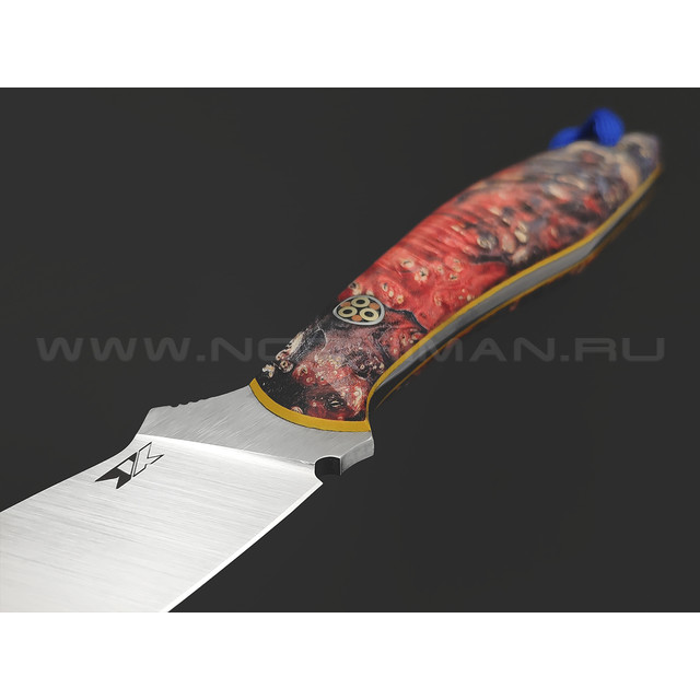 7 ножей нож Канадец сталь M390 satin, рукоять Стаб. кап клена, G10
