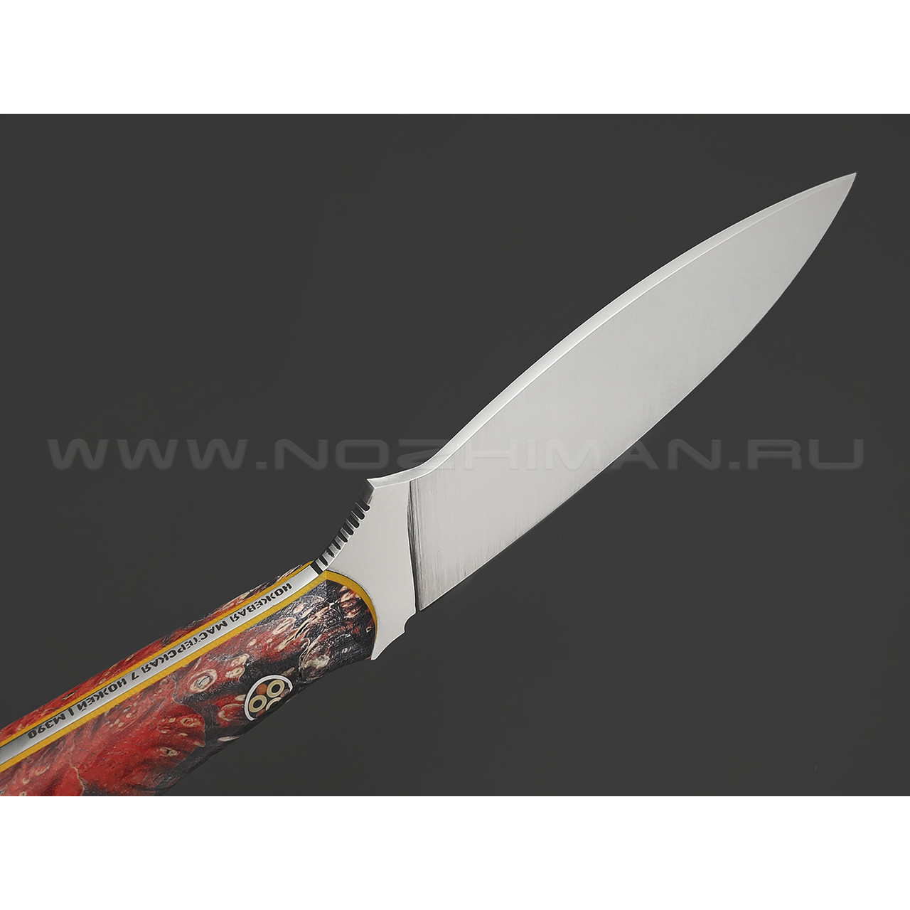 7 ножей нож Канадец сталь M390 satin, рукоять Стаб. кап клена, G10