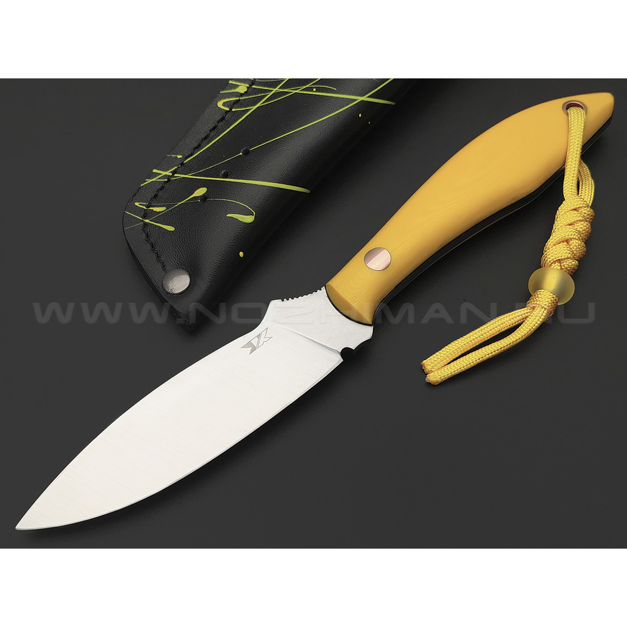 7 ножей нож Канадец сталь VG-10 satin, рукоять G10 yellow