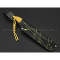 7 ножей нож Канадец сталь VG-10 satin, рукоять G10 yellow