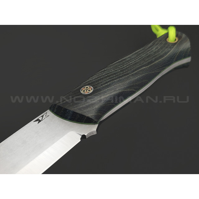 7 ножей нож Йети сталь N690 satin, рукоять Стаб. ясень, G10