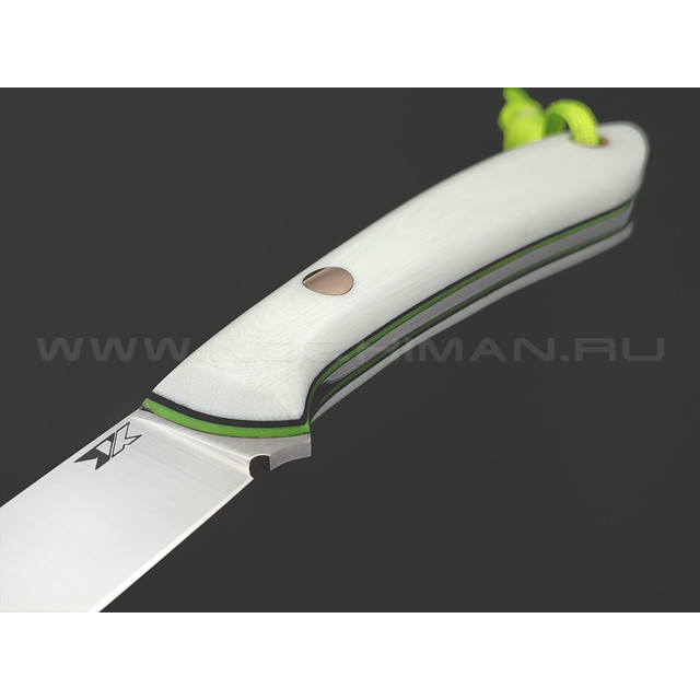 7 ножей нож Ц2 сталь VG-10 satin, рукоять G10 white