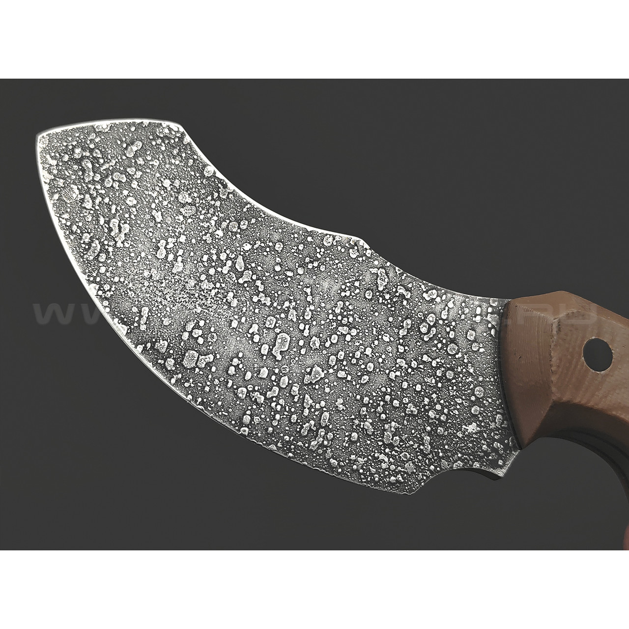 Волчий Век нож Кондрат 8 Custom сталь N690 WA, рукоять G10 black & brown, карбоновые пины