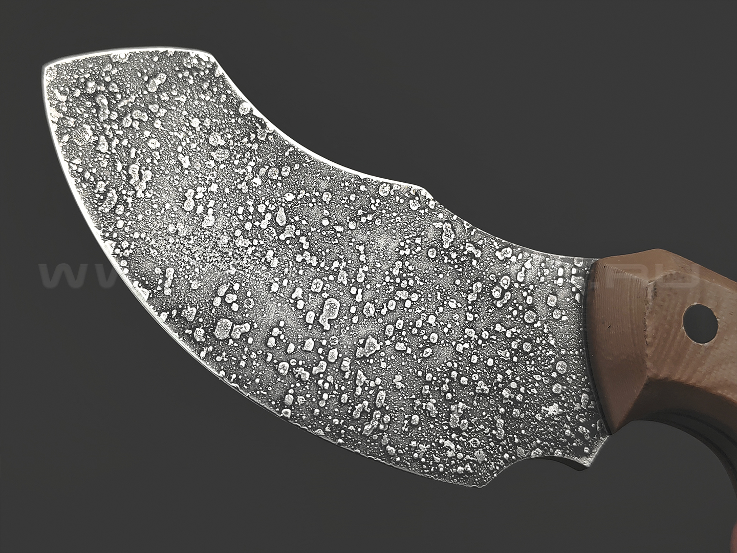 Волчий Век нож Кондрат 8 Custom сталь N690 WA, рукоять G10 black & brown, карбоновые пины