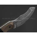 Волчий Век нож Кондрат 8 Custom сталь N690 WA, рукоять G10 black & brown, карбоновые пины Волчий Век нож Кондрат 8 Custom сталь N690 WA, рукоять G10 black & brown, карбоновые пины