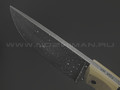 Волчий Век нож Шихан сталь PGK WA, рукоять G10 black & tan, карбоновые пины