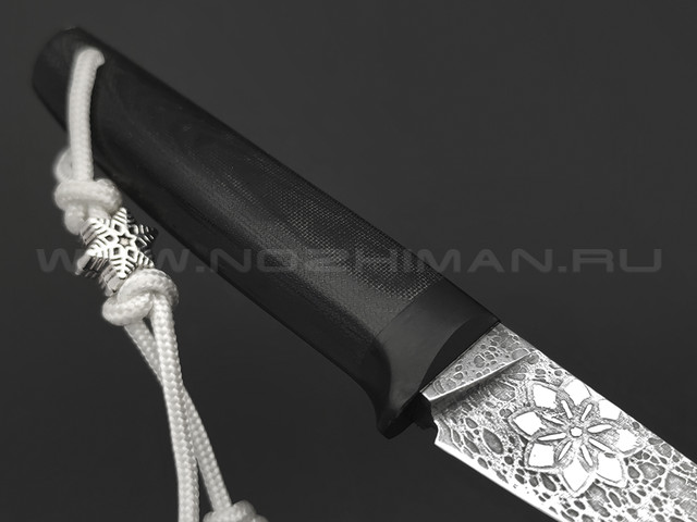 Волчий Век нож Сечень Custom сталь PGK WA, рукоять Micarta black, G10, карбоновый пин