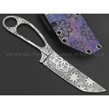 Волчий Век нож скелетный EDC Custom сталь 95Х18 WA, рукоять Сталь