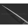 Волчий Век нож МасичЬка Custom сталь CPM S125V WA, рукоять Silver twill, carbon fiber