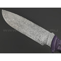 Волчий Век нож Команданте Custom сталь N690 WA, рукоять G10 purple, карбоновые пины Волчий Век нож Команданте Custom сталь N690 WA, рукоять G10 purple, карбоновые пины