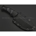 Волчий Век нож Fantocci Tactical Edition сталь 1.4116 WA блэквош, рукоять G10 black, карбоновые пины