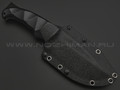 Волчий Век нож Fantocci Tactical Edition сталь 1.4116 WA blackwash, рукоять G10 black, карбоновые пины