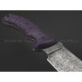 Волчий Век нож Команданте Custom сталь N690 WA, рукоять G10 purple, карбоновые пины Волчий Век нож Команданте Custom сталь N690 WA, рукоять G10 purple, карбоновые пины