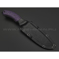 Волчий Век нож Команданте Custom сталь N690 WA, рукоять G10 purple, карбоновые пины Волчий Век нож Команданте Custom сталь N690 WA, рукоять G10 purple, карбоновые пины