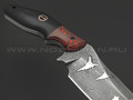 Волчий Век нож Кондрат 222 V13.5 Custom Come To The Red Side сталь PGK WA, рукоять G10, carbon fiber