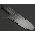 Волчий Век нож Chef Custom сталь N690 WA, рукоять G10 black, карбоновые пины Волчий Век нож Chef Custom сталь N690 WA, рукоять G10 black, карбоновые пины
