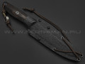Волчий Век нож Слон Custom сталь Ламинат CPM S125V - VG10, рукоять Дерево гренадил, кристаллизированный титан