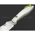 7 ножей нож Канадец сталь PGK satin, рукоять G10 white & green