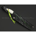 7 ножей нож Канадец сталь PGK satin, рукоять G10 white & green