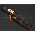 7 ножей нож Нессмук сталь PGK satin, рукоять G10 white & orange 7 ножей нож Нессмук сталь PGK satin, рукоять G10 white & orange