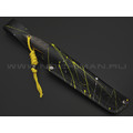 7 ножей нож Канадец сталь PGK satin, рукоять Carbon fiber, G10 yellow 7 ножей нож Канадец сталь PGK satin, рукоять Carbon fiber, G10 yellow