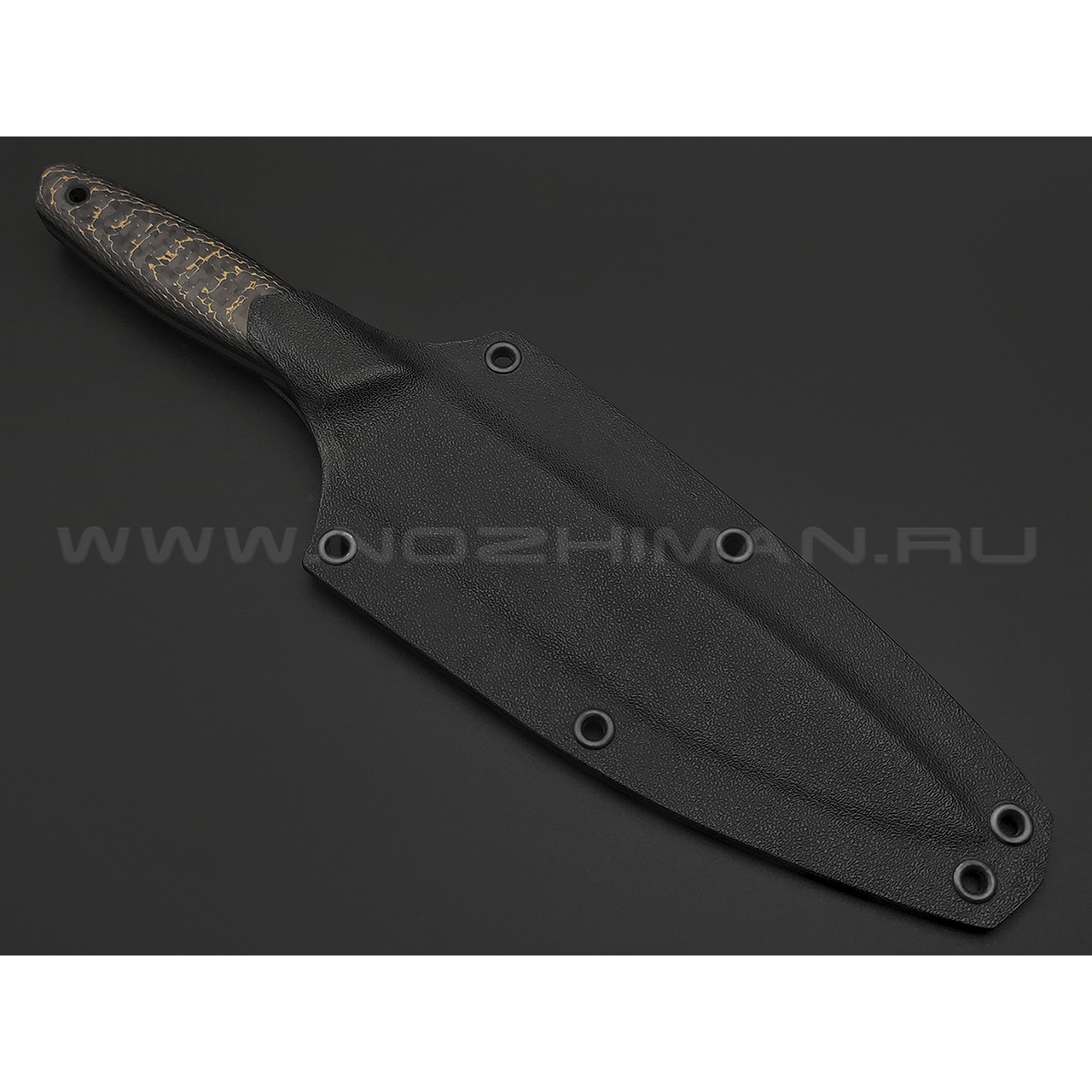 Neyris Knives нож кухонный сталь M390, рукоять Carbon fiber "snake skin gold"