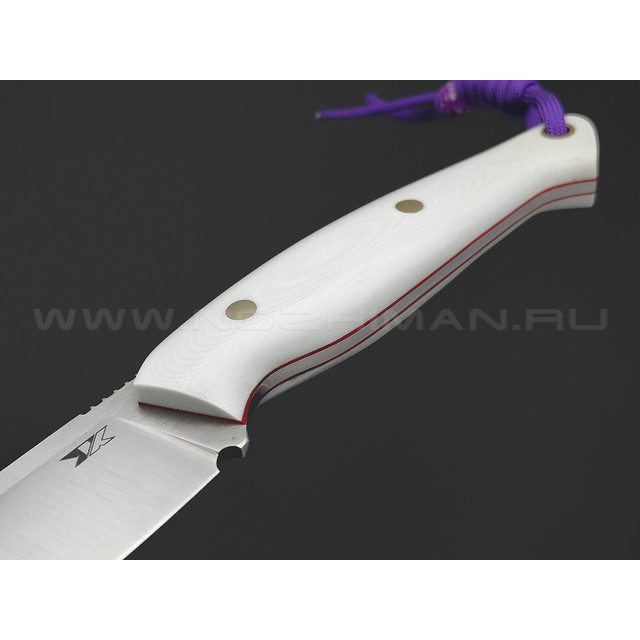7 ножей нож Сунгай сталь Х12МФ satin, рукоять G10 white