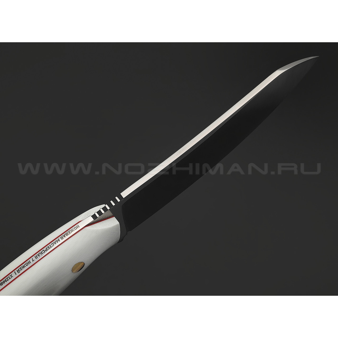 7 ножей нож Сунгай сталь Х12МФ satin, рукоять G10 white
