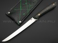 7 ножей нож Обвалочный сталь N690 satin, рукоять Carbon fiber, G10 green & black