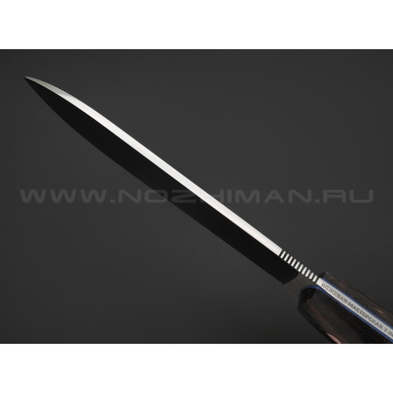 7 ножей нож Кефарт сталь Х12МФ satin, рукоять Стаб. карельская береза