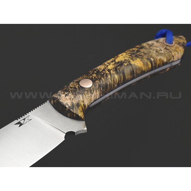7 ножей нож Ц1 сталь Aus-10 satin, рукоять Стаб. кап клена